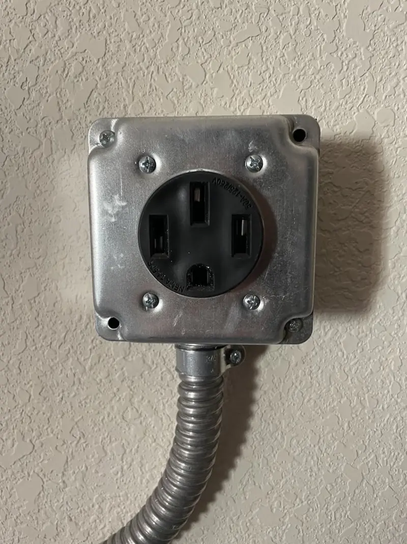 NEMA 14-50 outlet installed for Smart Home Electrical in Golden Grove